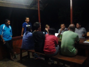 Rapat Tim Penilaian dan Perencanaan Pengembangan Kapasitas di Field Station Pulau Temintoi